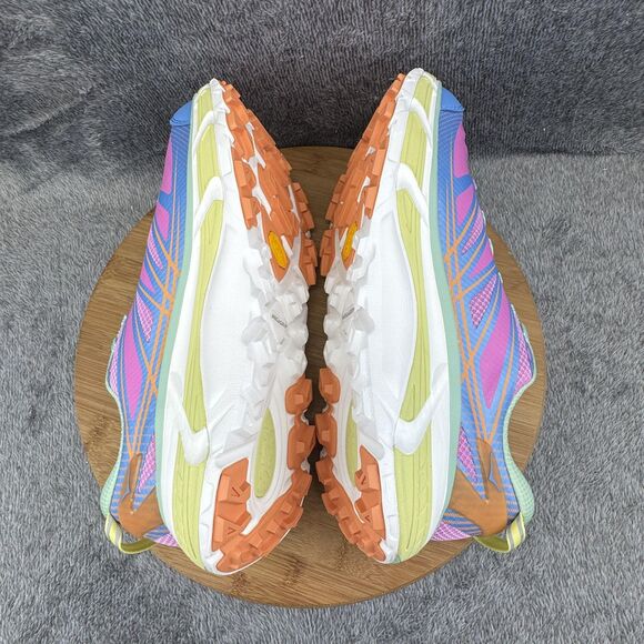 Hoka One One Mafate Speed 2 Shoes Mens Size 10.5 Blue Pink Trail Running Vibram - Picture 6 of 10